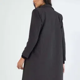 Femmella Grey Regular Fit Coat image 2