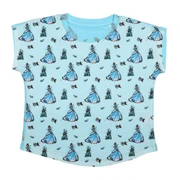 Disney by Wear Your Mind Girls Blue Princess Printed Top-picture-21