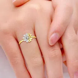Candere by Kalyan Jewellers 18k Yellow Gold Ring for Women-image-43