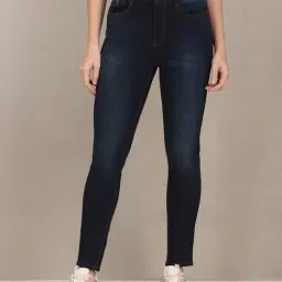 U.S. Polo Assn. Dark Blue Skinny Fit Mid Rise Jeans-image-71