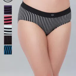 C9 Airwear Multicolor Striped Panty (Pack of 6) image 1
