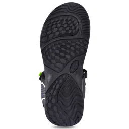 Campus Men's Black Floater Sandals image 3
