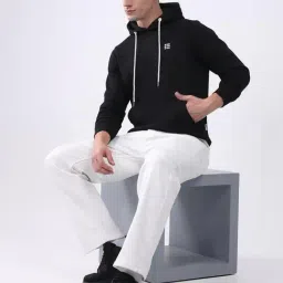 Rock.it Black Solid Regular Fit Sweatshirt image 5