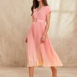 U.S. Polo Assn. Pink Regular Fit Dress image 4