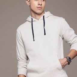 The Roadster Lifestyle Co. Solid Hooded Sweatshirt-picture-6