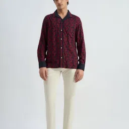 GANT Blue Printed Regular Fit Shirt image 3
