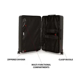 Calvin Klein Globetrotter Red Cabin Hard Trolley Bag - 20 cm image 5