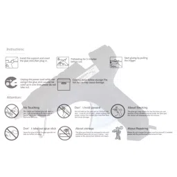 Fadman 40 W Hot Melt Glue Gun with 6 Sticks Black 11 mm Stick Dia., SH_006-BLACK40WT-6ST image 5