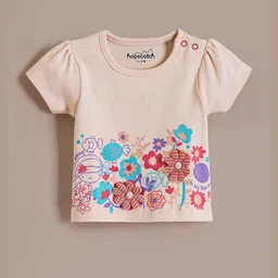 Hopscotch Girls Printed T-shirt with Trousers-picture-14