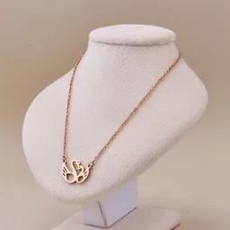 GC PREMIUM JEWELLERY Rose Gold-Plated Animal Shaped Pendants with Chains image 4