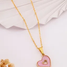 SZN Set Of 2 Gold-Plated Circular Shaped Pendants With Chains image 5