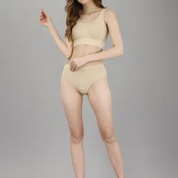 Soie Women Pack Of 3 Printed High Rise High Waist Hipster Briefs 3FCB-15 (A) P-11 image 4