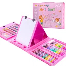 FunBlast Artist Colour Set with Multiple Coloring Kit 208 Pcs Multicolour-picture-10