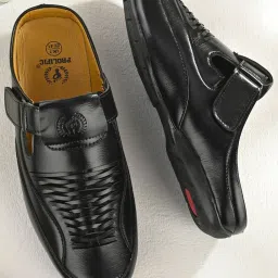 Prolific Men's Roman Black Mule Shoes image 1