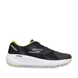 Skechers Men's GO RUN ELEVATE Black Lime Running Shoes image 1