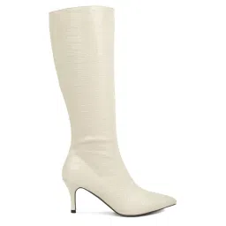 London Rag Women's Beige Stiletto Booties image 1