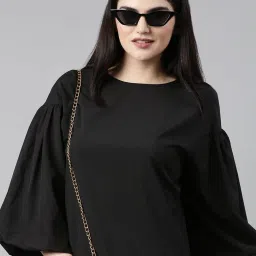 showoffff SHOWOFF Black Regular Fit Top image 1