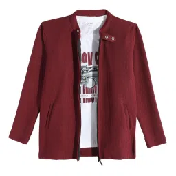 Cavio Boys Maroon Shirt image 1