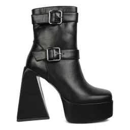 London Rag Women's Black Casual Boots image 1