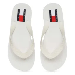 Tommy Hilfiger Women's Ecru Flip Flops image 1