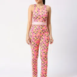 Being Human Multicolor Cotton Blend Printed Trackpants image 1