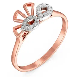 Joyalukkas 18k Rose Gold & Diamond Ring for Women image 1