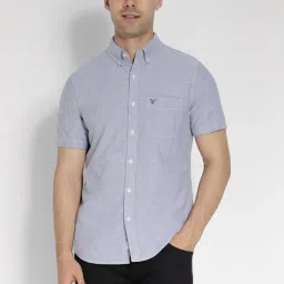 American Eagle Outfitters Grey Regular Fit Shirt image 1