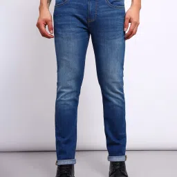 Lee Travis Blue Slim Fit Lightly Washed Jeans image 1