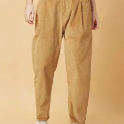 Being Human Beige Regular Fit Mid Rise Pants-picture-6