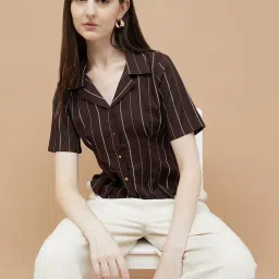 CODE by Lifestyle Women's Brown Shirt image 1