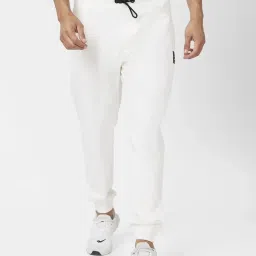 Spykar Off White Joggers Fit Joggers image 1
