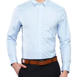 Calvin Klein Jeans Blue Tide Cotton Slim Fit Shirt image 1