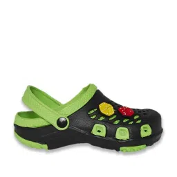 Pantaloons Junior Green & Black Back Strap Clogs image 1