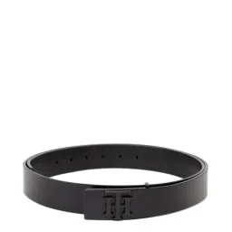 Tommy Hilfiger Herveys Black Leather Waist Belt for Men-picture-32