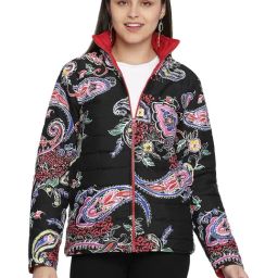 Oxolloxo Black Printed Jacket-picture-18
