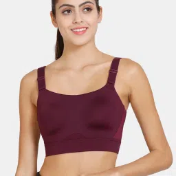 Zelocity by Zivame Purple Sports Bra image 1