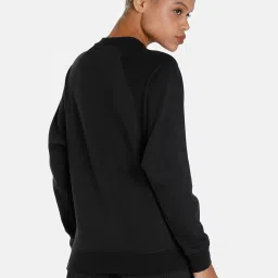 Puma Black Logo Print Sweatshirt image 2