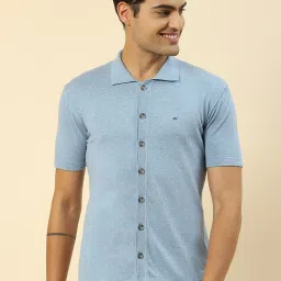 Monte Carlo Sky Blue Regular Fit Polo T-Shirt image 1
