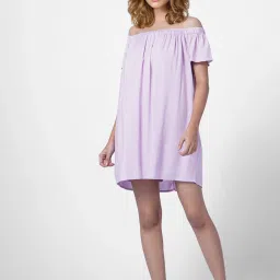 Only Purple Regular Fit Shift Dress image 1
