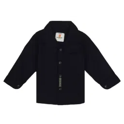 Bodycare Boys Navy Solid Full Sleeves Shirt-image-0