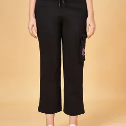 Honey by Pantaloons Black Cotton Pants image 1