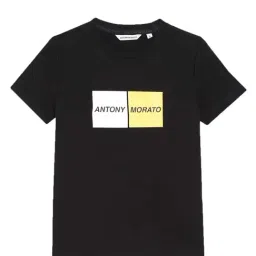 Antony Morato Kids Black Printed T-Shirt-picture-38