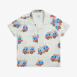 HOP Kids by Westside Off-White Printed Shirt-image-69