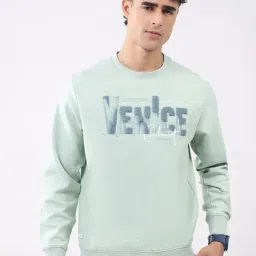 Monte Carlo Green Regular Fit Printed Sweatshirt-picture-22