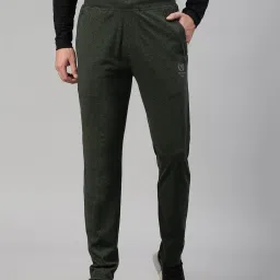 Van Heusen Green Cotton Regular Fit Trackpants image 1