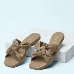Forever Glam by Pantaloons Women's Beige Casual Sandals image 1