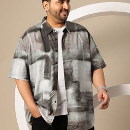 Sztori Plus Size Tie & Dye Relaxed Fit Casual Shirt-picture-42