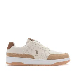 U.S. Polo Assn. Men's SIMON Beige Sneakers image 1