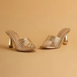 Eridani Women's Amelia Gold Stilettos image 1