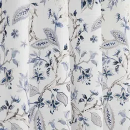 Ariana Blue Blend Digital Room Darkening 7 ft Curtain image 4